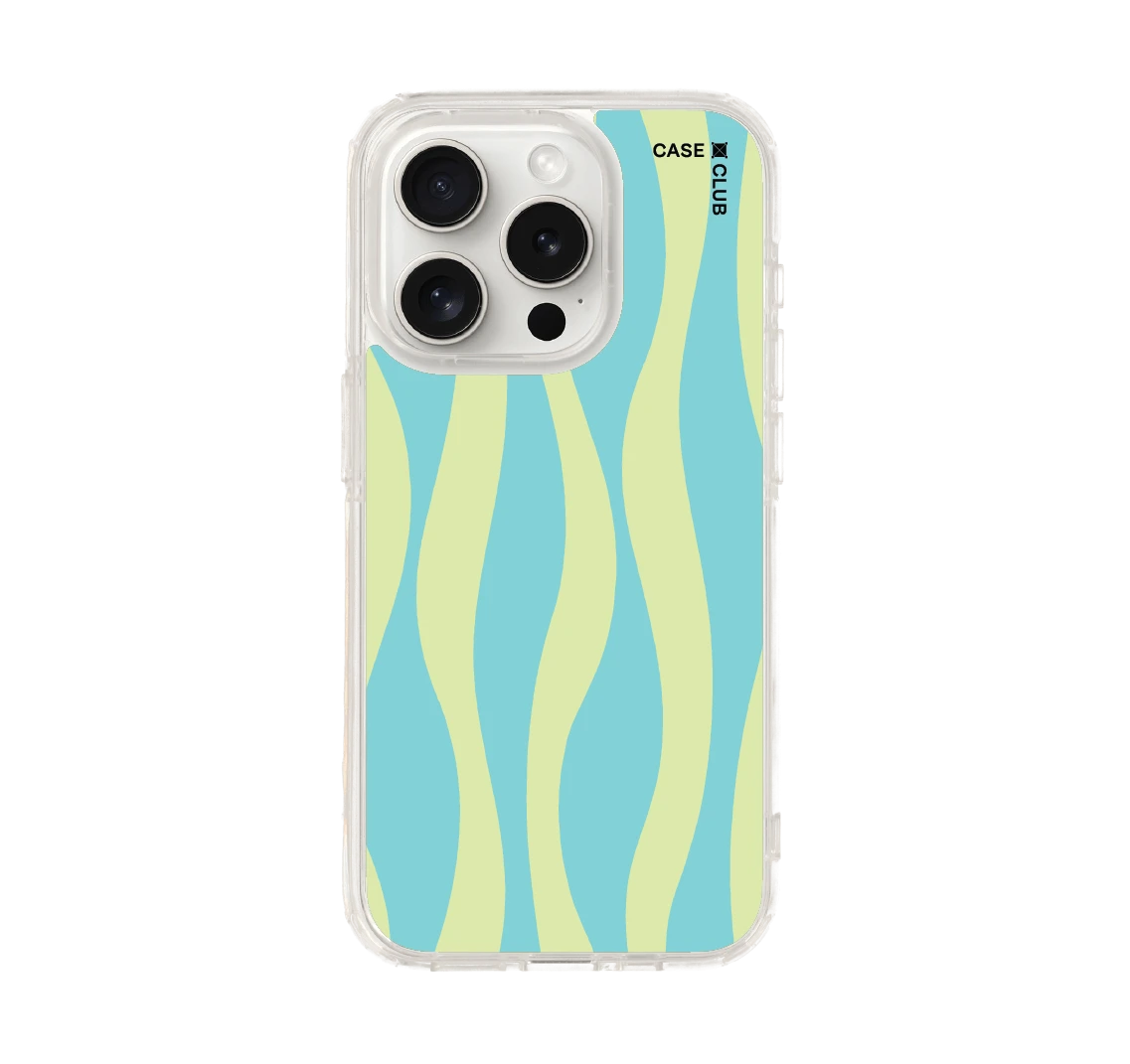 ลายคลื่นมิ้นต์บลู